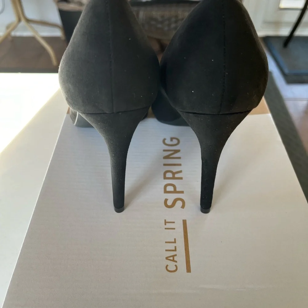 Call it Spring suede heels size 7.5